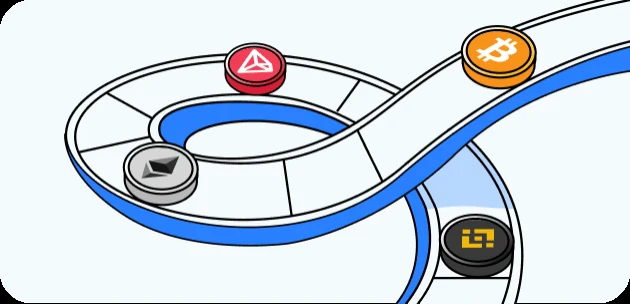tokenpocket钱包网络选择说明插画